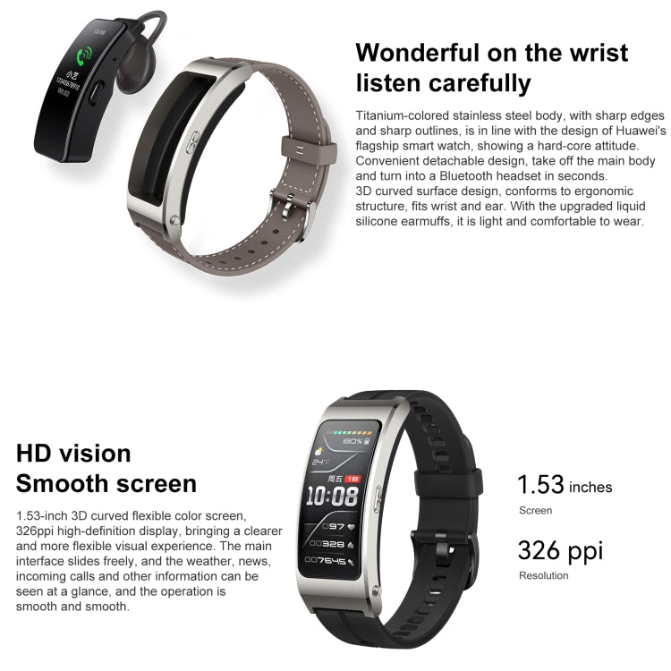 Original Huawei TalkBand B7 Smart Bracelet