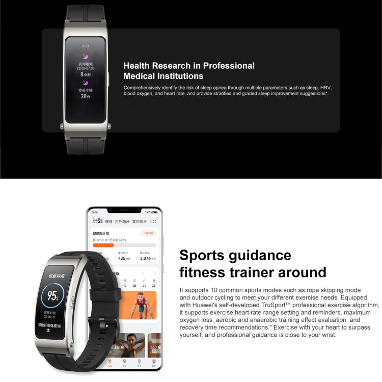 Original Huawei TalkBand B7 Smart Bracelet