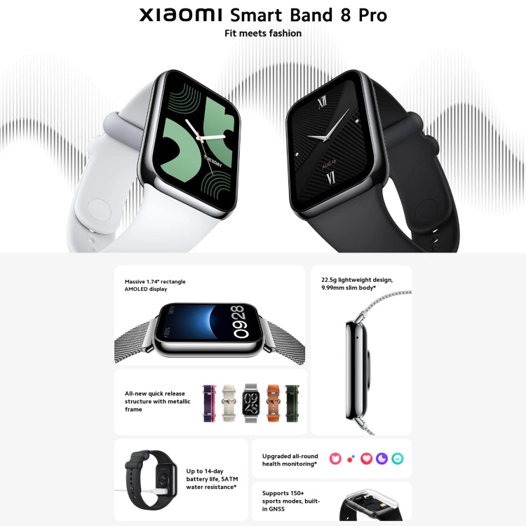 Original Xiaomi Mi Band 8 Pro Global