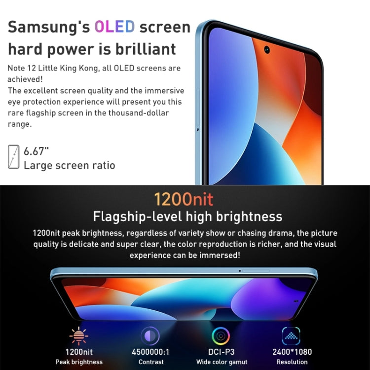 Xiaomi Redmi Note 12 5G, 48MP Camera, 6GB+128GB