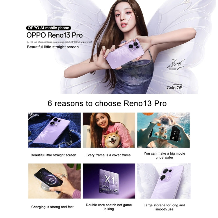 OPPO Reno13 Pro AI Phone, 16GB+1TB
