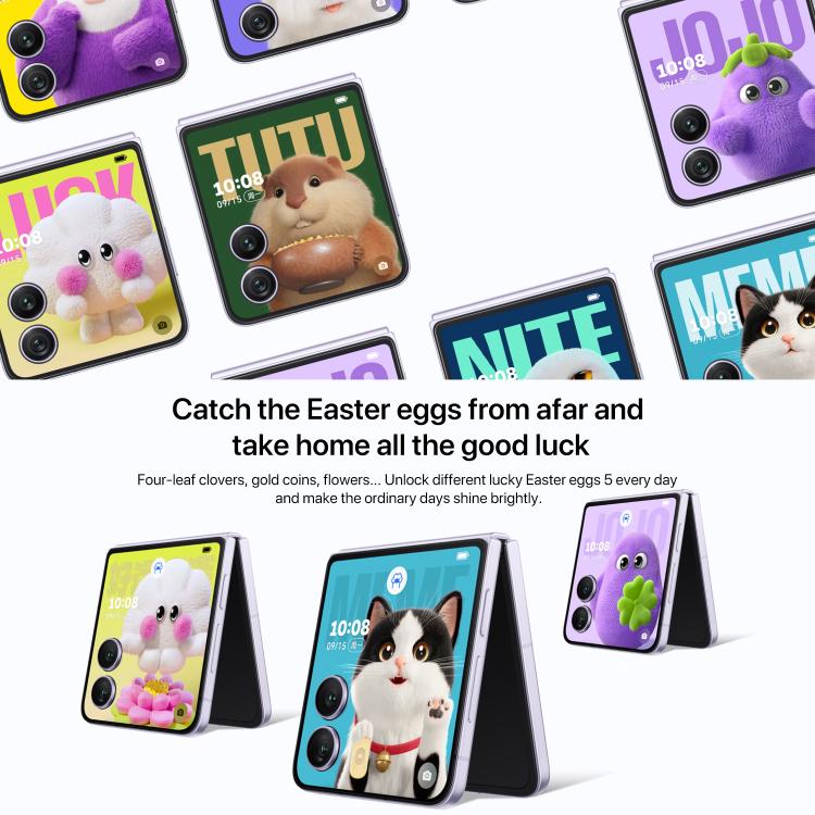 Honor Magic V Flip2, 12GB+256GB, 6.82 inch + 4.0 inch MagicOS 9.0.1  Android 15 Snapdragon 8 Gen 3 Octa Core, Network: 5G, NFC, OTG, 12GB+256GB