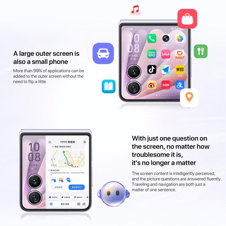Honor Magic V Flip2, 12GB+512GB, 6.82 inch + 4.0 inch MagicOS 9.0.1  Android 15 Snapdragon 8 Gen 3 Octa Core, Network: 5G, NFC, OTG, 12GB+512GB