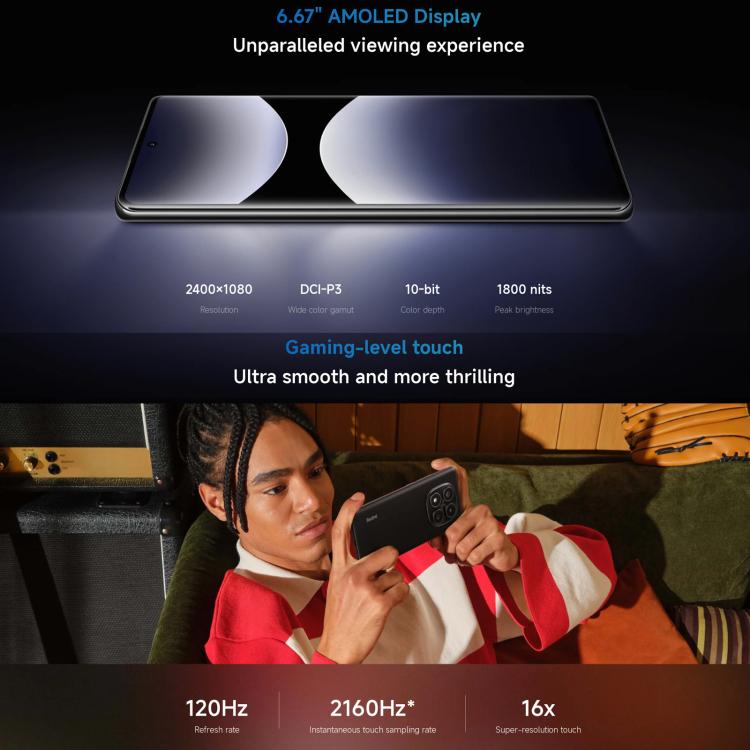 Xiaomi Redmi Note 14 Pro 4G Global, 12GB+256GB