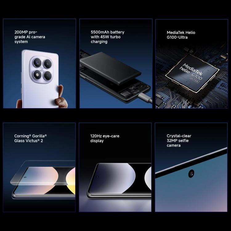 Xiaomi Redmi Note 14 Pro 4G Global, 12GB+256GB