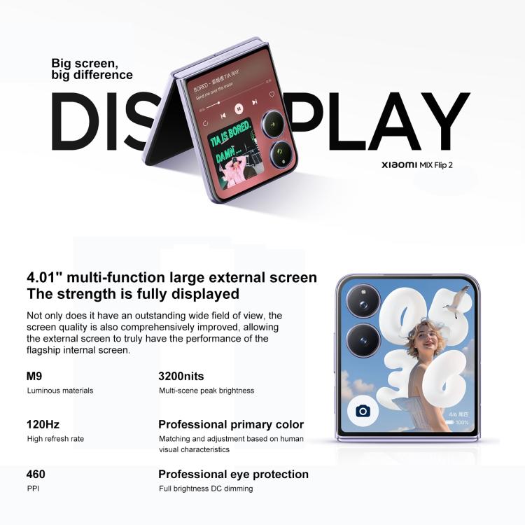 Xiaomi MIX Flip 2, 12GB+256GB