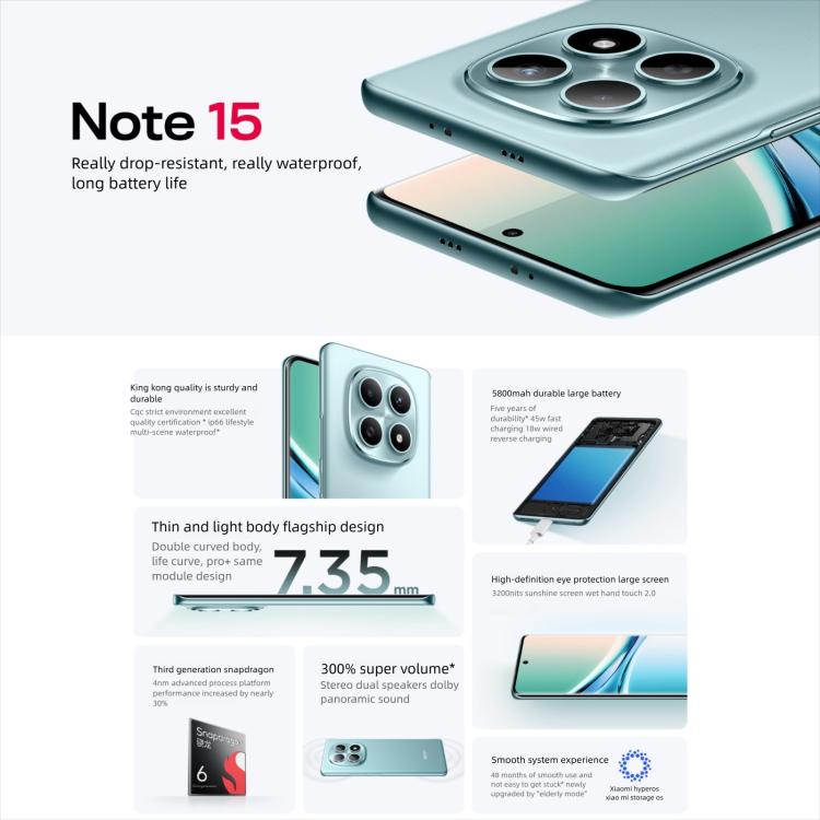 Xiaomi Redmi Note 15 5G, 12GB+256GB