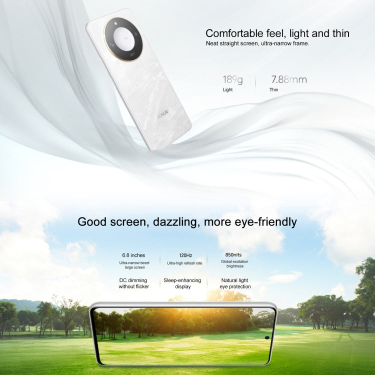 Honor X60, 8GB+128GB, Side Fingerprint, 6.8 inch MagicOS 8.0 Dimensity 7025-Ultra Octa Core, Network: 5G, OTG, Not Support Google Play, 8GB+256GB