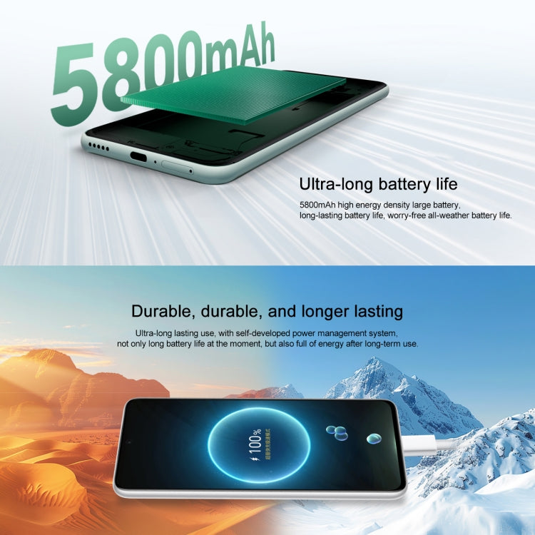 Honor X60, 8GB+128GB, Side Fingerprint, 6.8 inch MagicOS 8.0 Dimensity 7025-Ultra Octa Core, Network: 5G, OTG, Not Support Google Play, 8GB+256GB