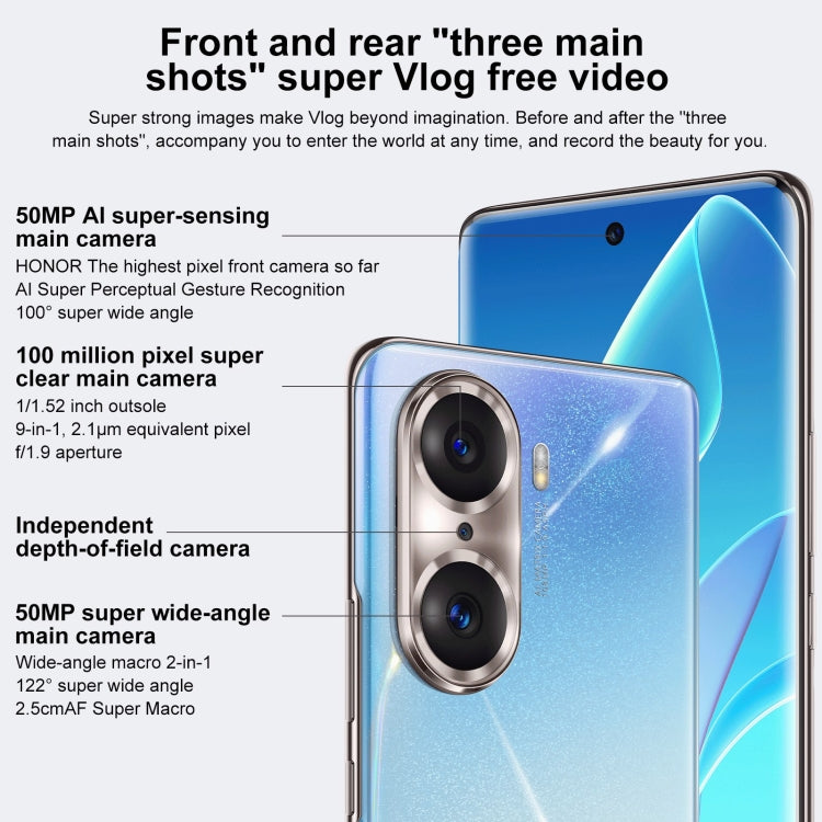 Honor 60 Pro 5G TNA-AN00, 108MP Cameras, 12GB+256GB, China Version