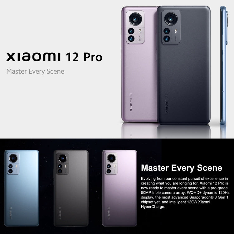 Xiaomi 12 Pro Global EU Version, 50MP Camera, 12GB+256GB