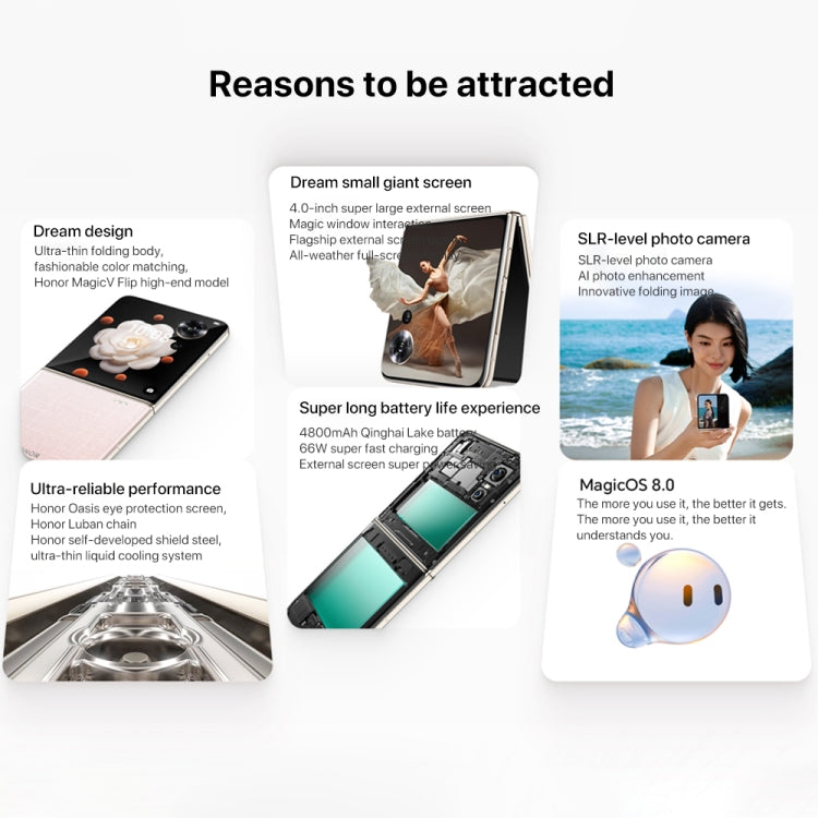 Honor Magic V Flip, 12GB+256GB